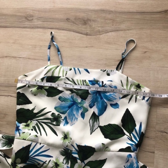 Banana Republic Blue and Green Floral Jumpsuit - Picture 8 of 9